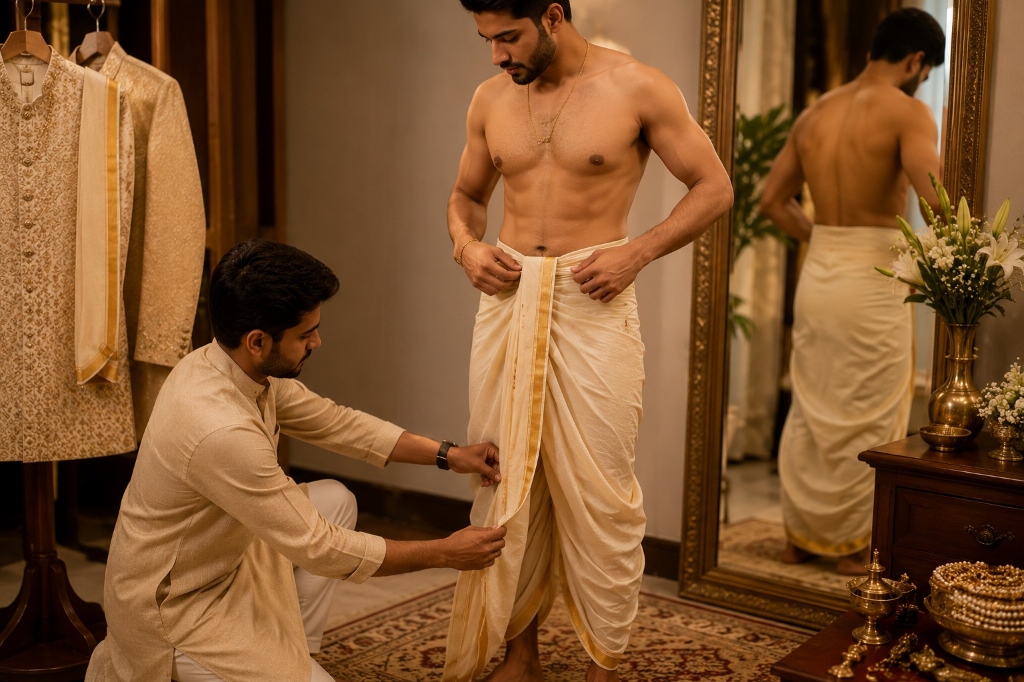 Dhoti Draping